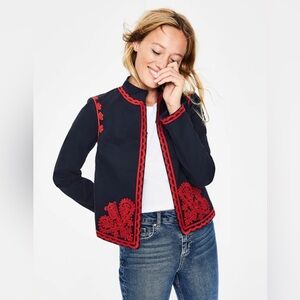 BODEN Lisbon Embroidered Jacket - size 10